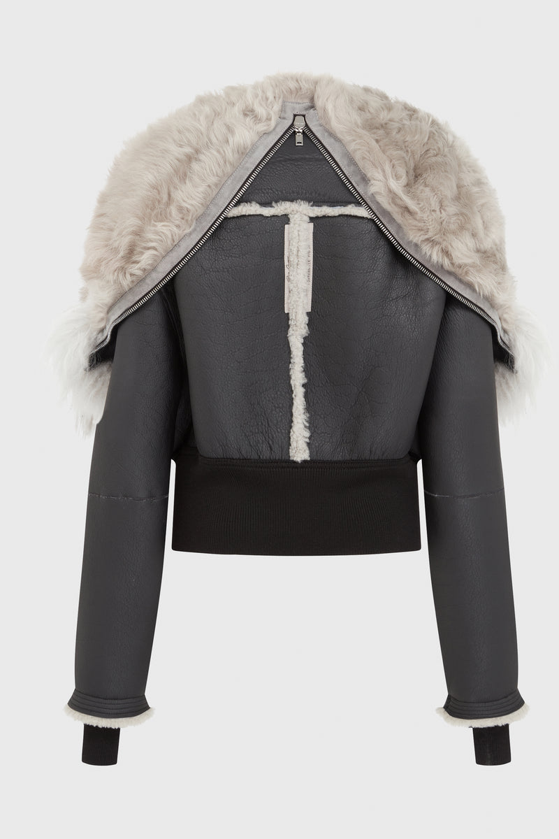 SHEARLING CROPPED ALICE PARKA WMNS