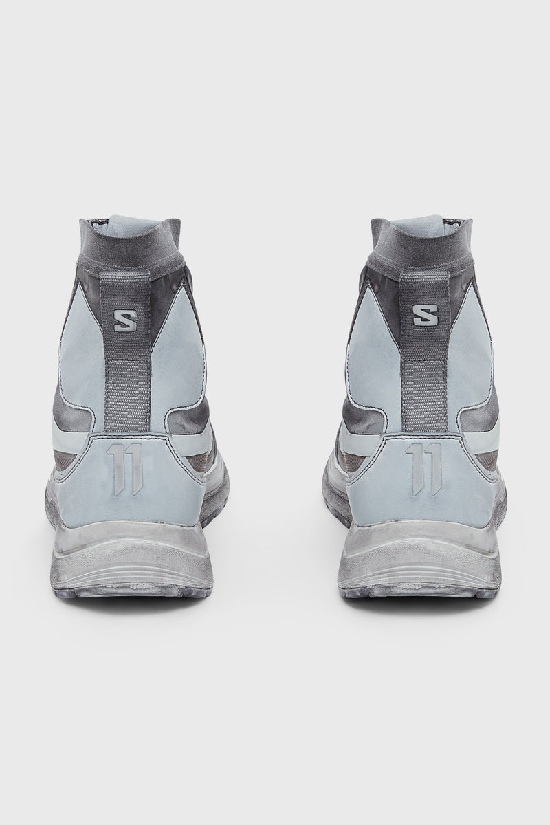 LIGHT GREY SALOMON BAMBA2 HIGH SNEAKERS