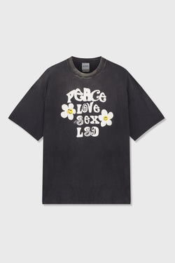 BLACK T-SHIRT PEACE