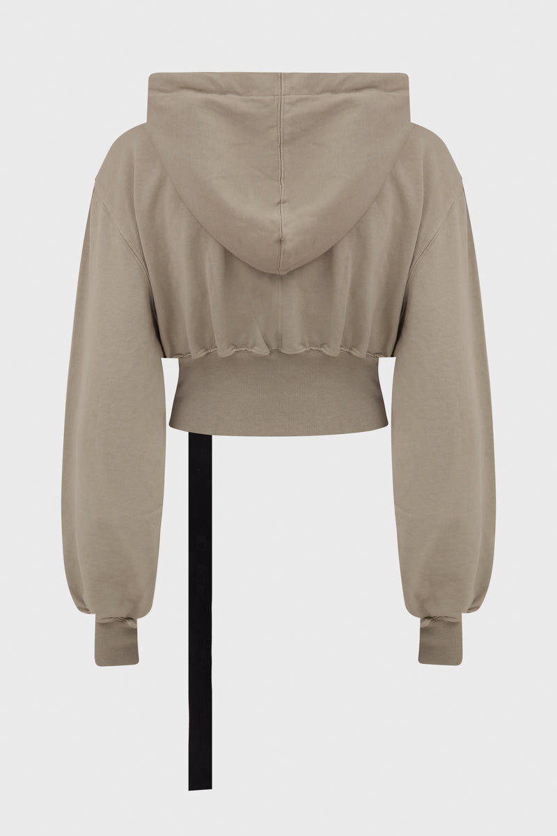 TATLIN ZIPPED HOODIE PEARL