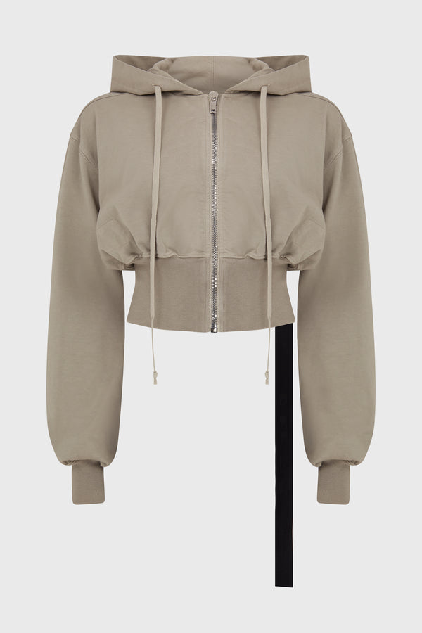 TATLIN ZIPPED HOODIE PEARL