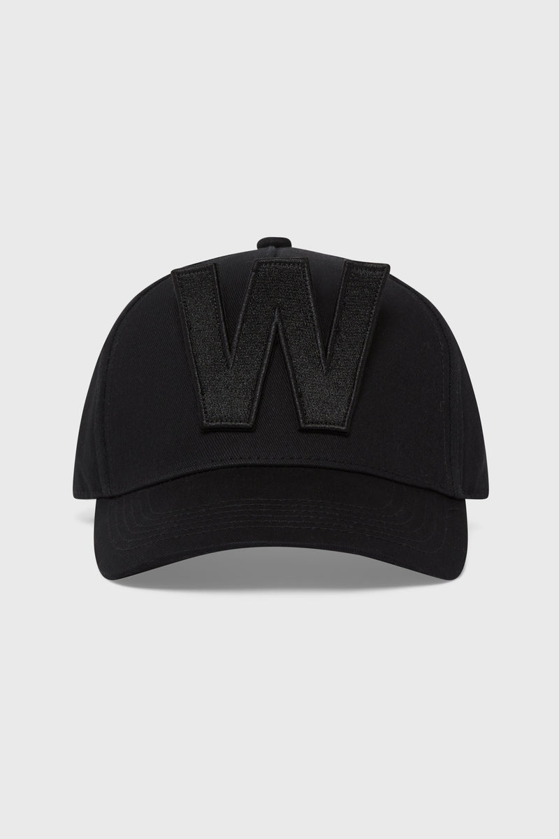 W CAP BLACK/BLACK