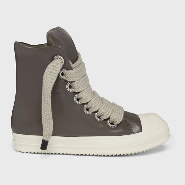 rick owens リックオウエンス jumbo laced padded 革 RICK OWENS - JUMBO LACED PADDED SNEAKS DUST – LABSTORE LONDON