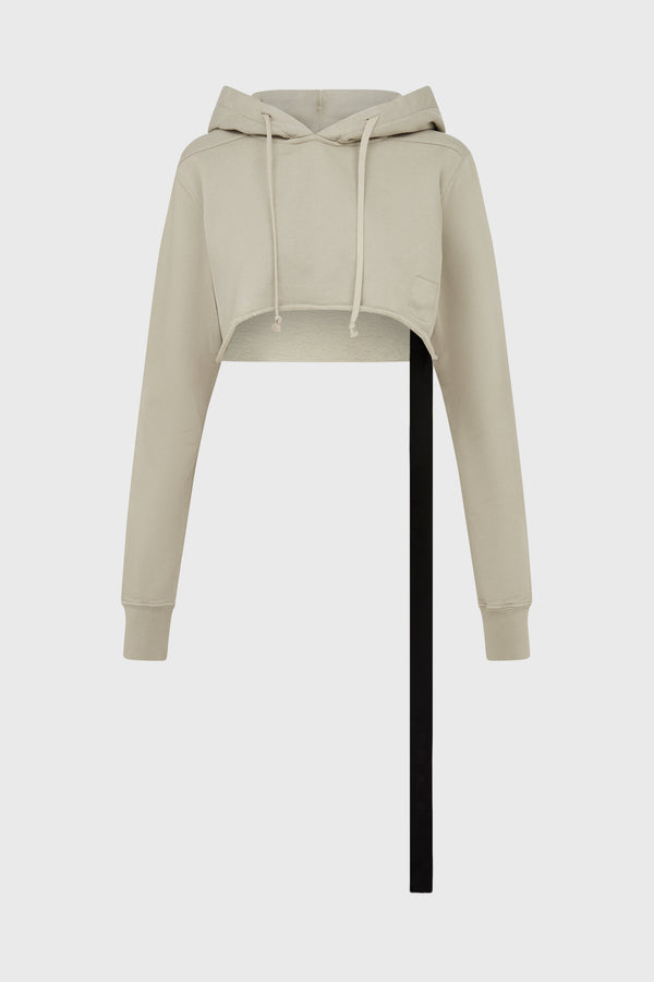 CROPPED HOODIE PEARL