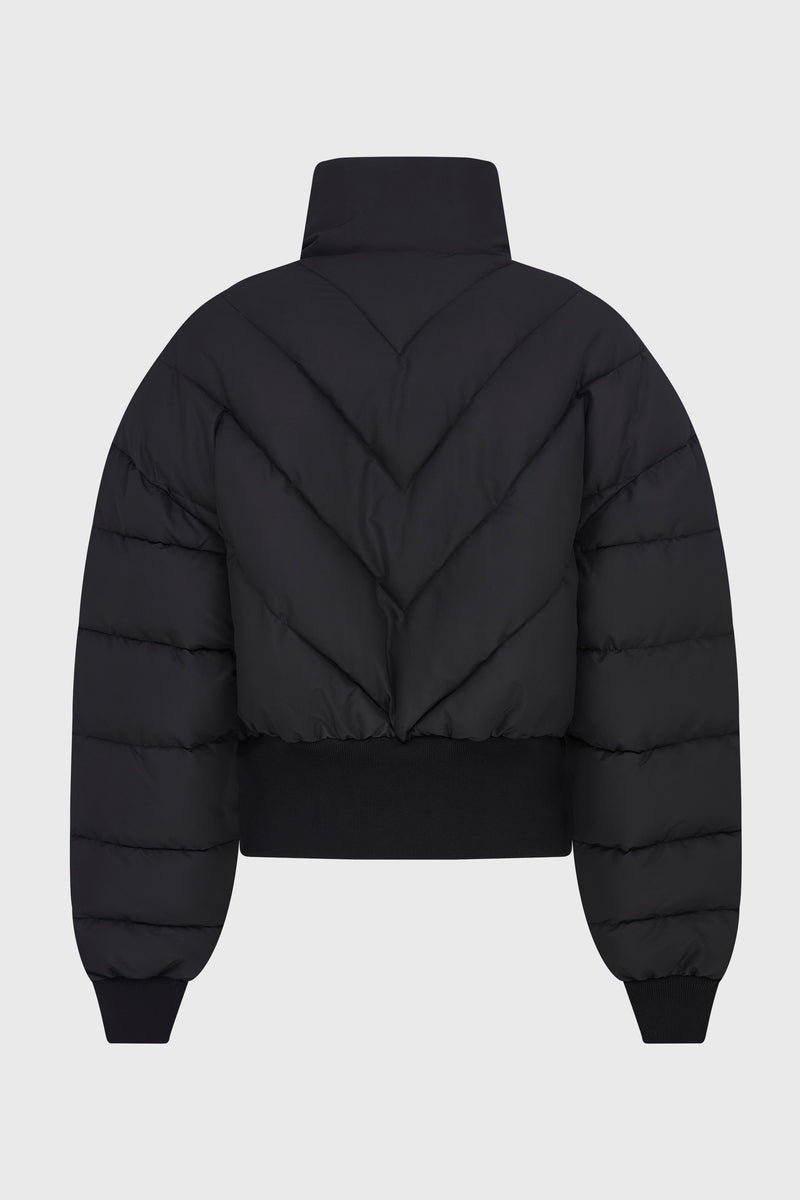 PADDED BOMBER JACKET BLACK