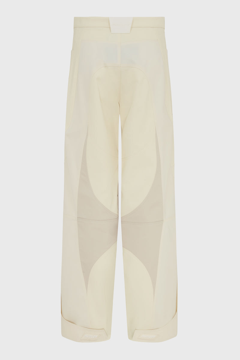 TECHNICAL FABRIC CARGO PANTS OFF WHITE