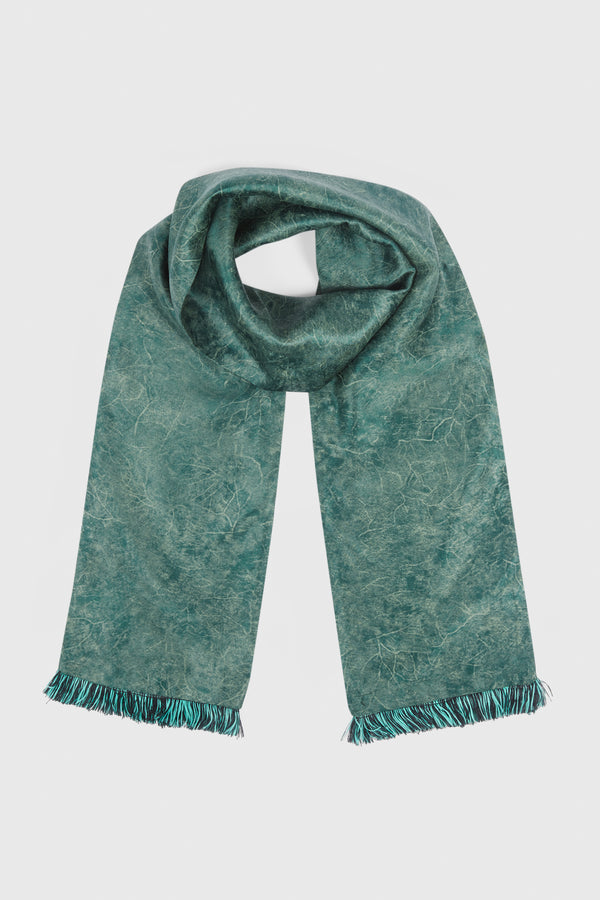 GREEN RIBBON SCARF