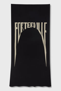 PORTERVILLE BLANKET BLACK/PEARL