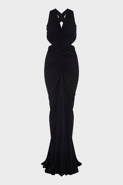 POPPY GOWN BLACK