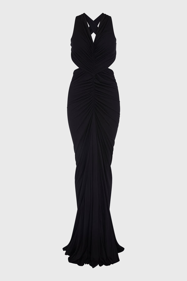 POPPY GOWN BLACK