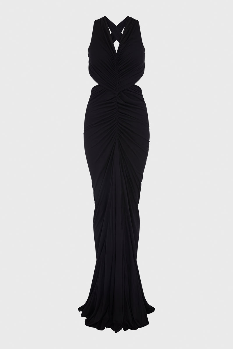 POPPY GOWN BLACK