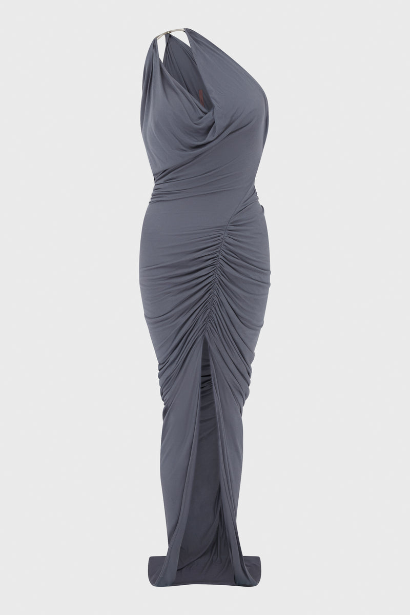 HYDRA AALIYAH GOWN STEEL