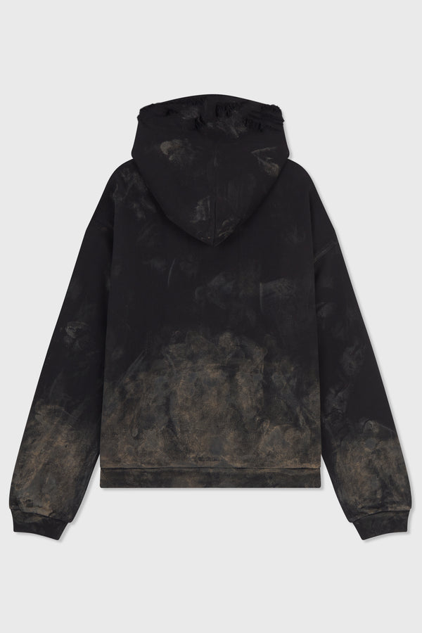 BLACK STANDARD LOGO MUDDY HOODIE