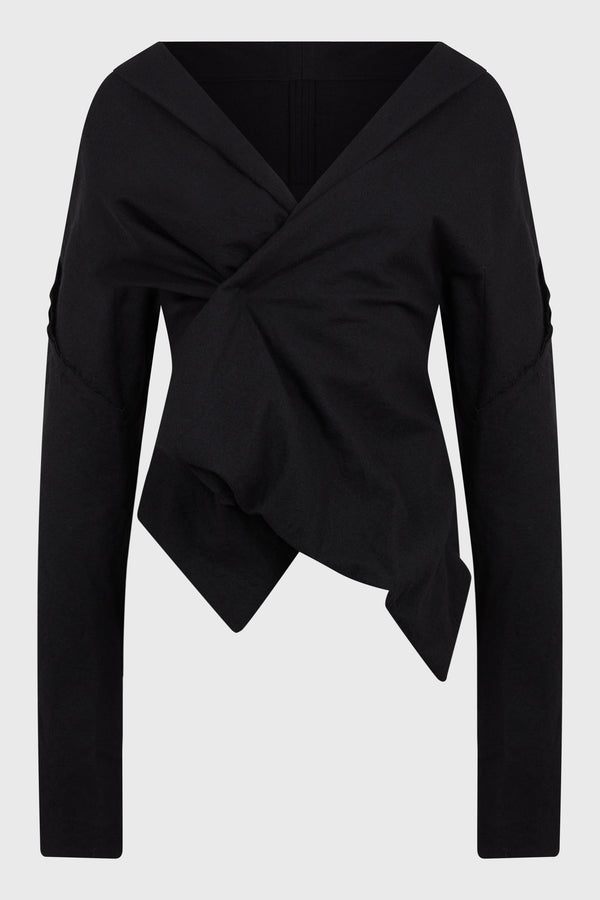 SHAWL COLLAR WRAP JACKET