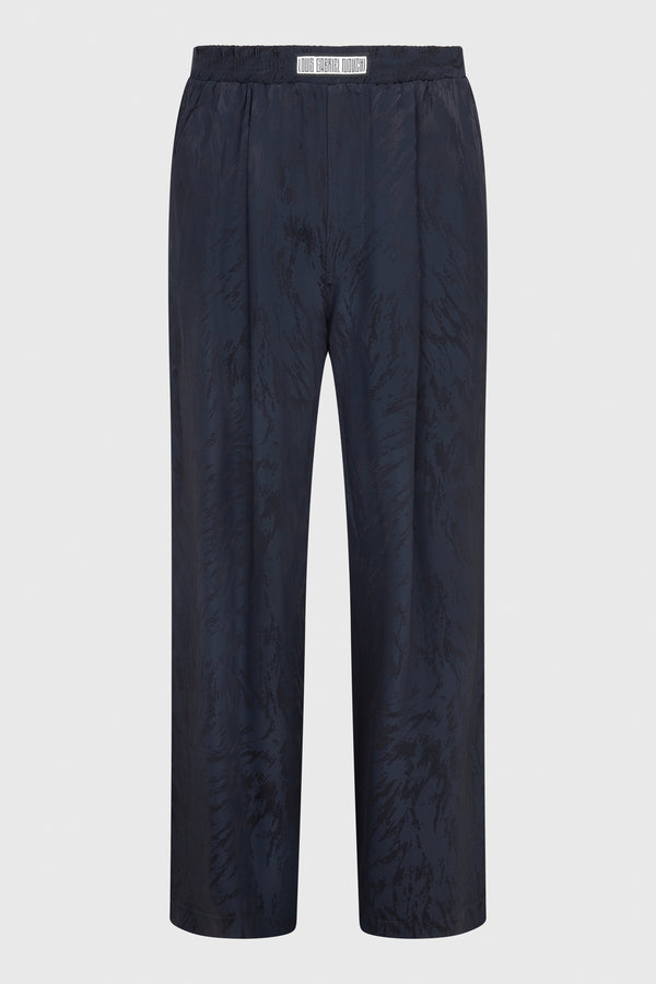 LARGE JOGGING TROUSERS IN SHINY FUR JACQUARD