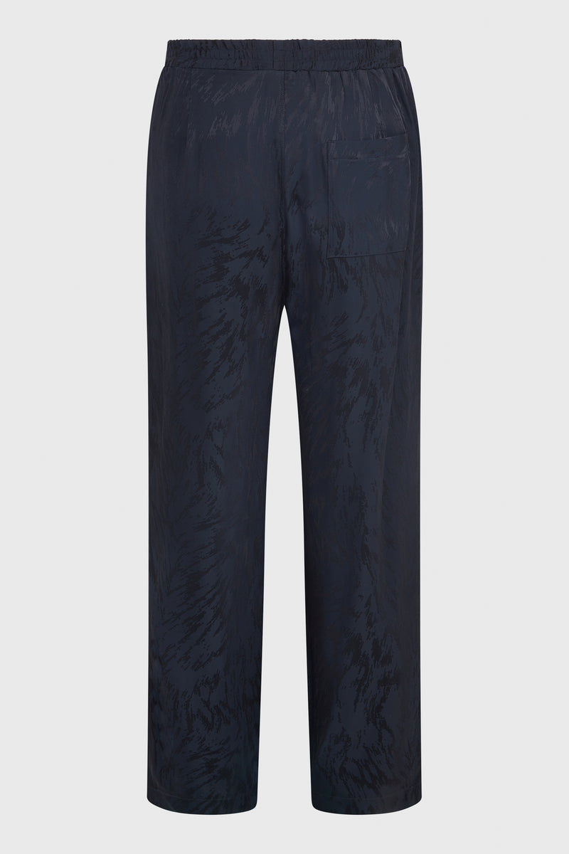 LARGE JOGGING TROUSERS IN SHINY FUR JACQUARD