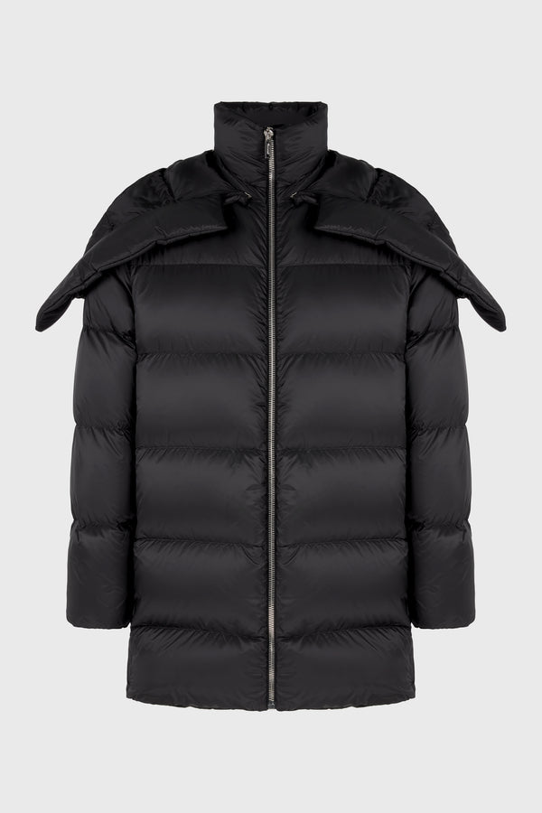 HOODED CYCLOPIC COAT BLACK