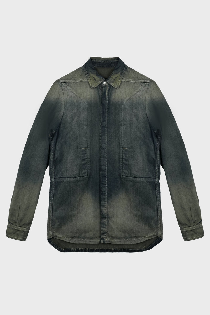 FOGPOCKET OUTERSHIRT DARKDUST DEGRADE