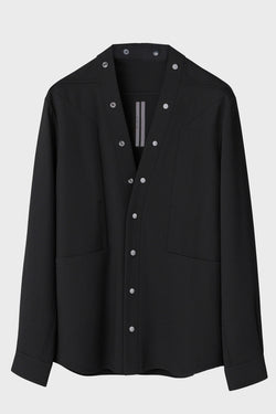 LARRY FOGPOCKET SHIRT BLACK