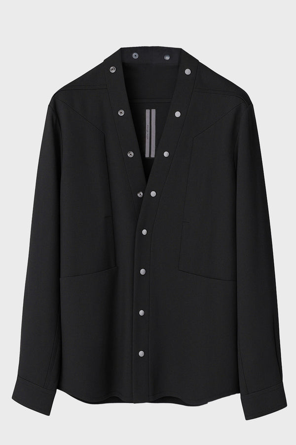 LARRY FOGPOCKET SHIRT BLACK