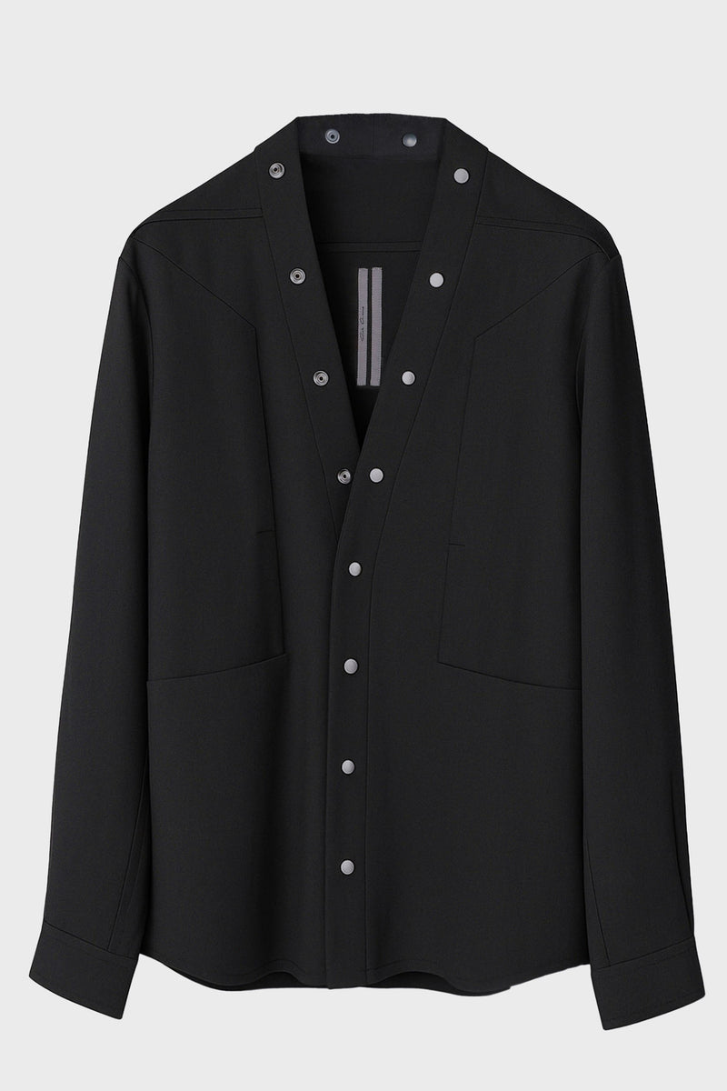 LARRY FOGPOCKET SHIRT BLACK