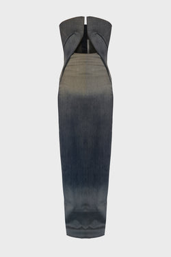 PRONG GOWN DARKDUST DEGRADE