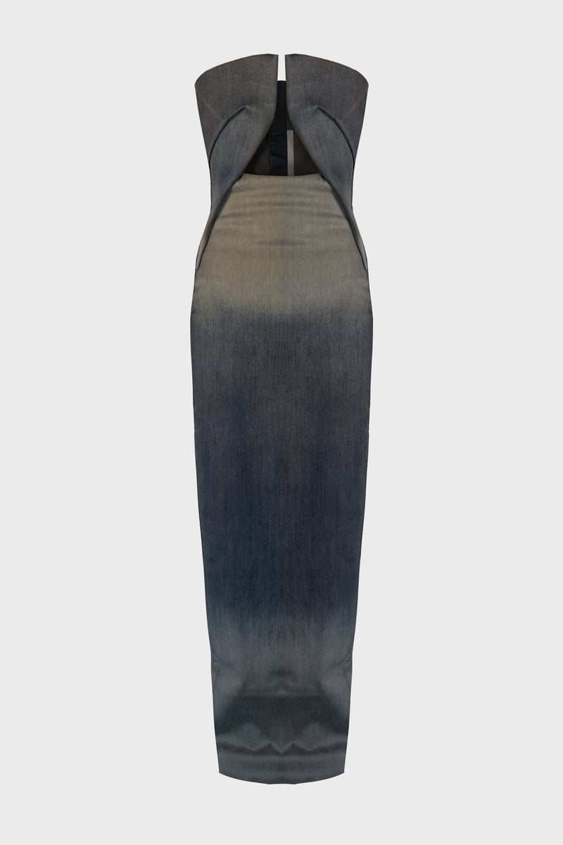 PRONG GOWN DARKDUST DEGRADE