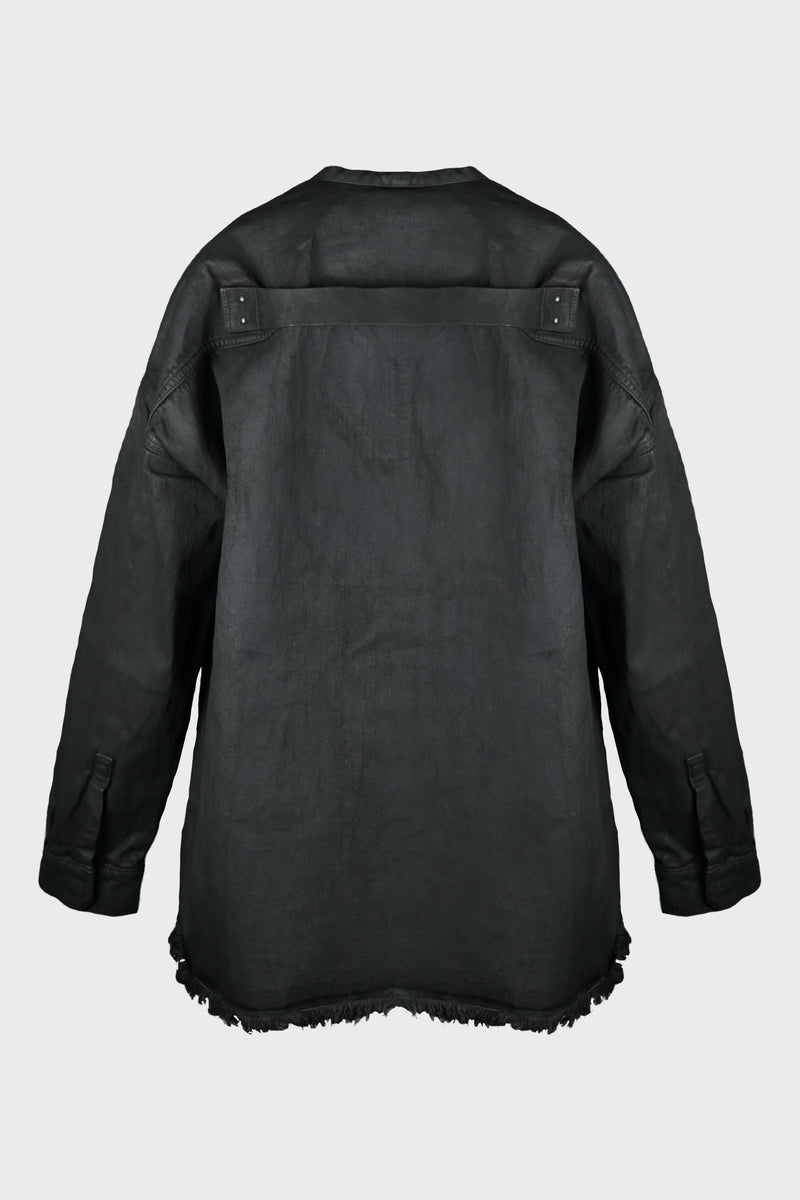 LIDO LARRY SHIRT BLACK WAX
