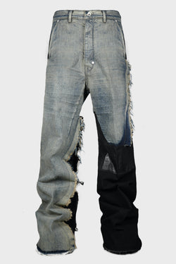 JORIS TROUSERS DIRTY HUSTLER/BLACK