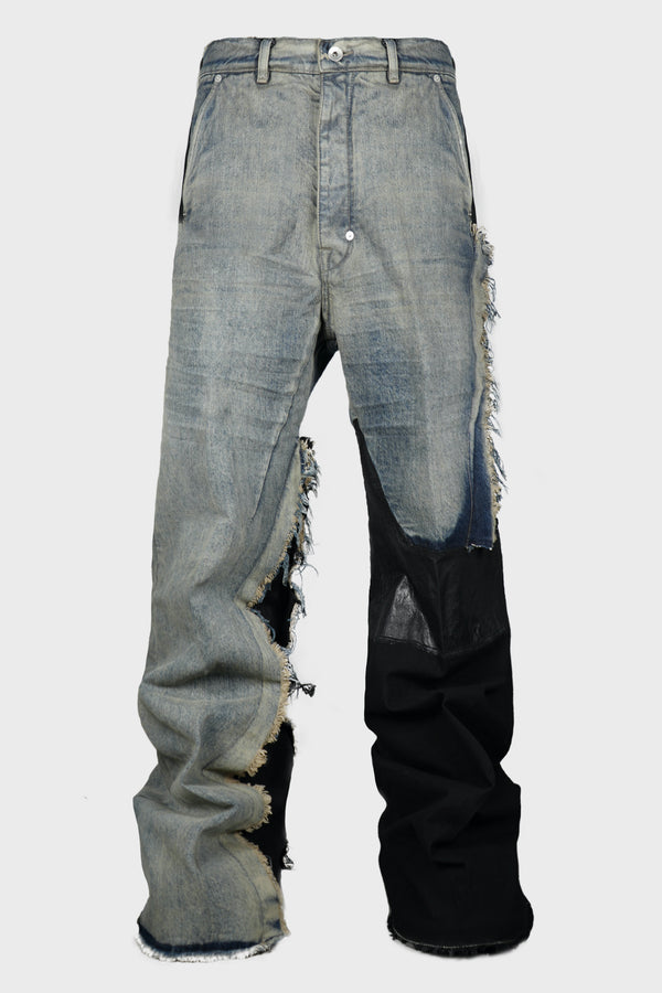 JORIS TROUSERS DIRTY HUSTLER/BLACK