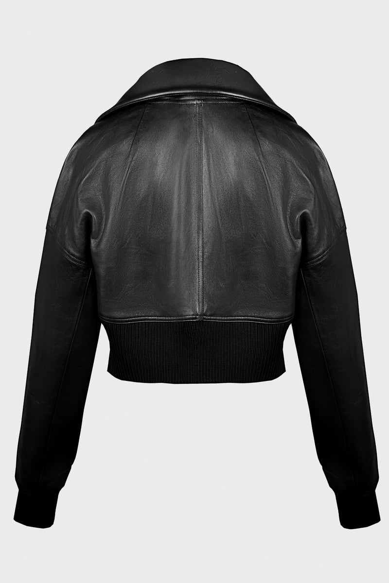 DRACUCOLLAR CROPPED BLACK