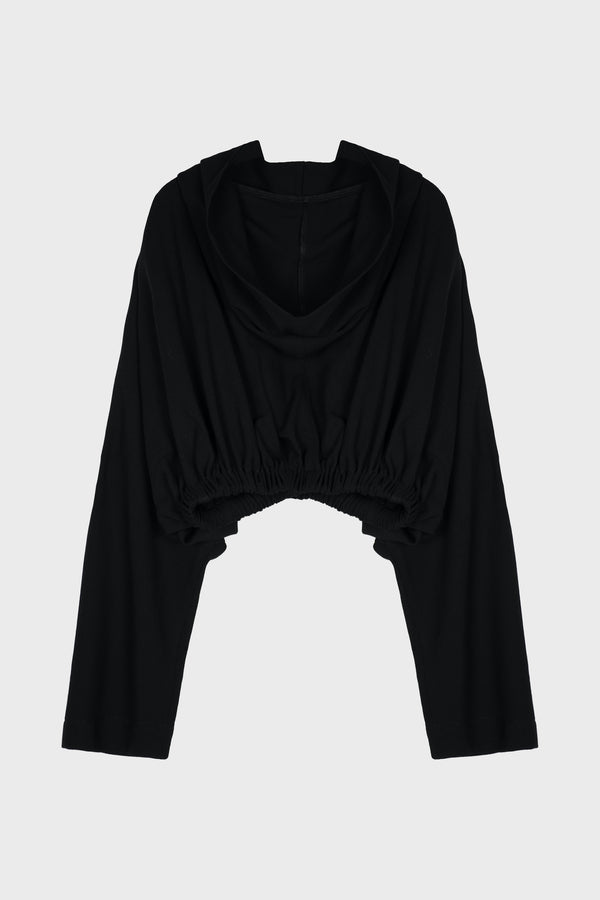 CROPPED HOODED TUNIC WA
