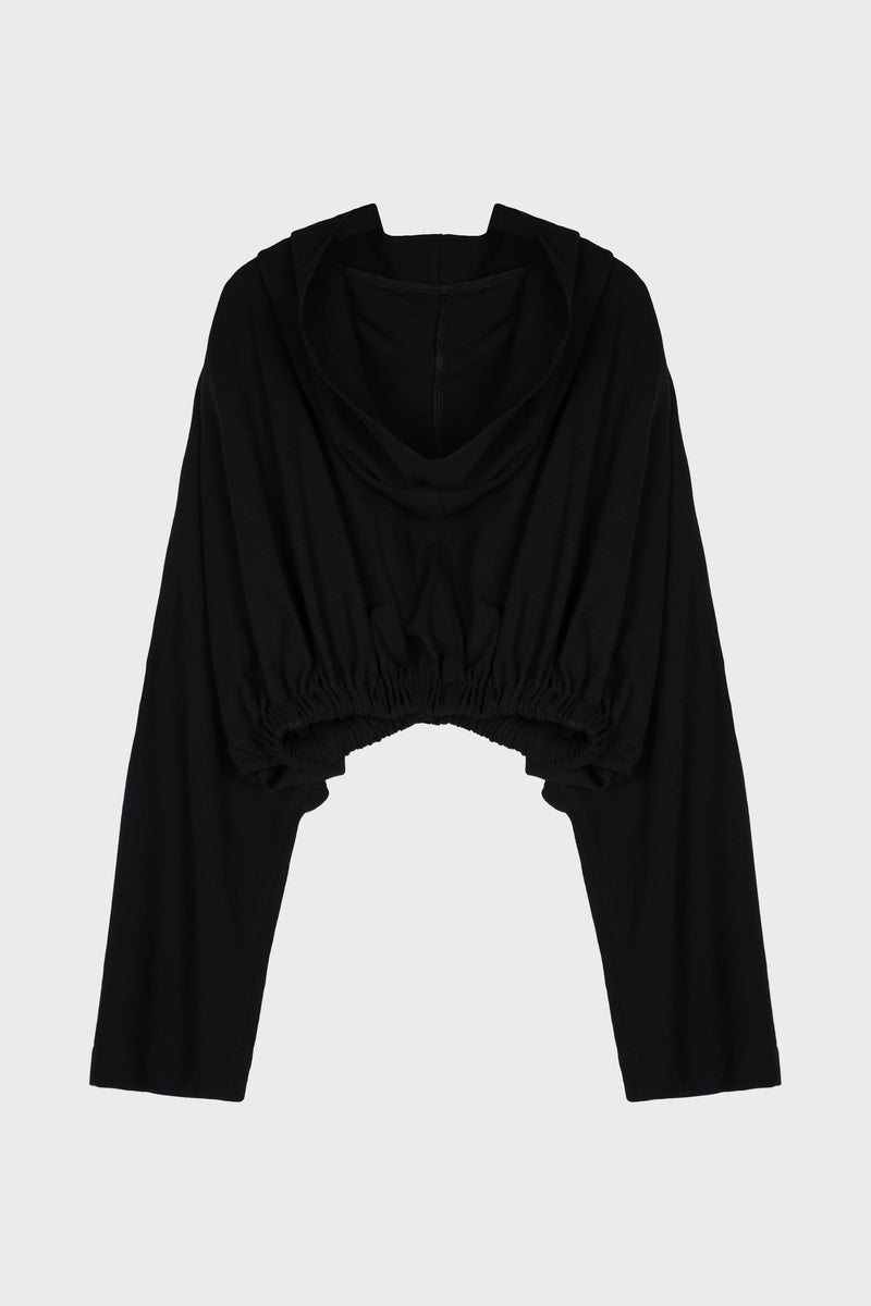 CROPPED HOODED TUNIC WA