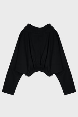 CROPPED HOODED TUNIC WA