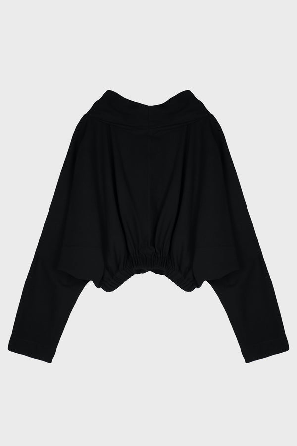 CROPPED HOODED TUNIC WA