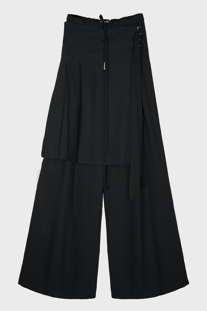 ERKE COMFORT LOUNGE PANTS WITH BELTED APRON
