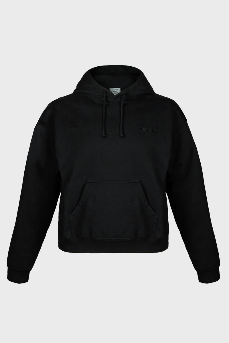 LOGO FITTED HOODIE