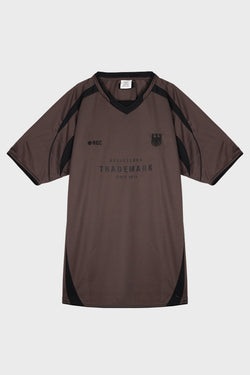 TRADEMARK FOOTBALL JERSEY CHOCOLATE BROWN