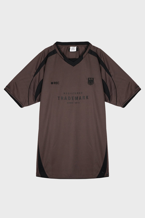 TRADEMARK FOOTBALL JERSEY CHOCOLATE BROWN