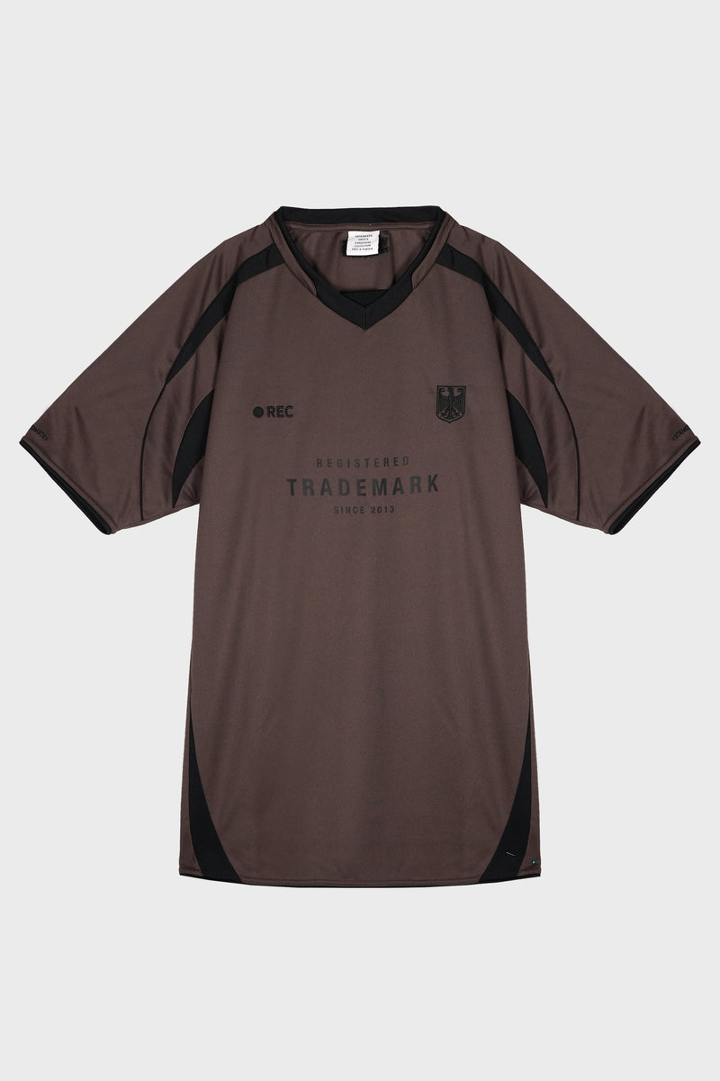 TRADEMARK FOOTBALL JERSEY CHOCOLATE BROWN