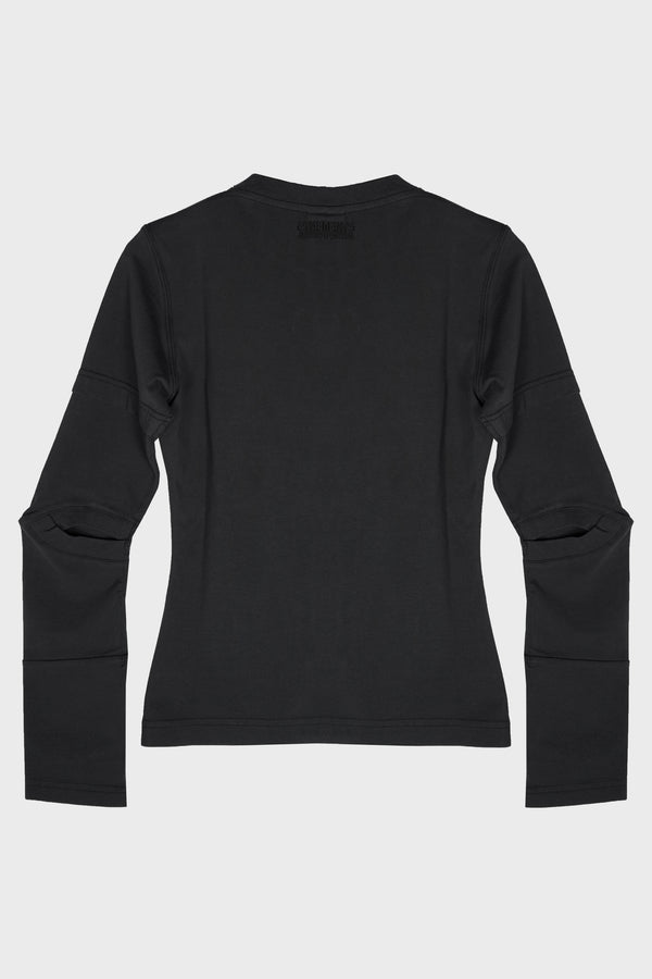 LOGO REWORKED FITTED LONGSLEEVE