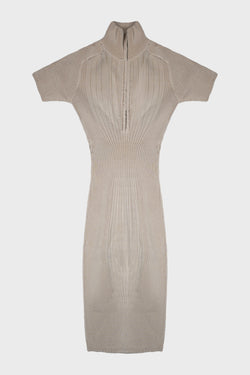 RIB POLO DRESS