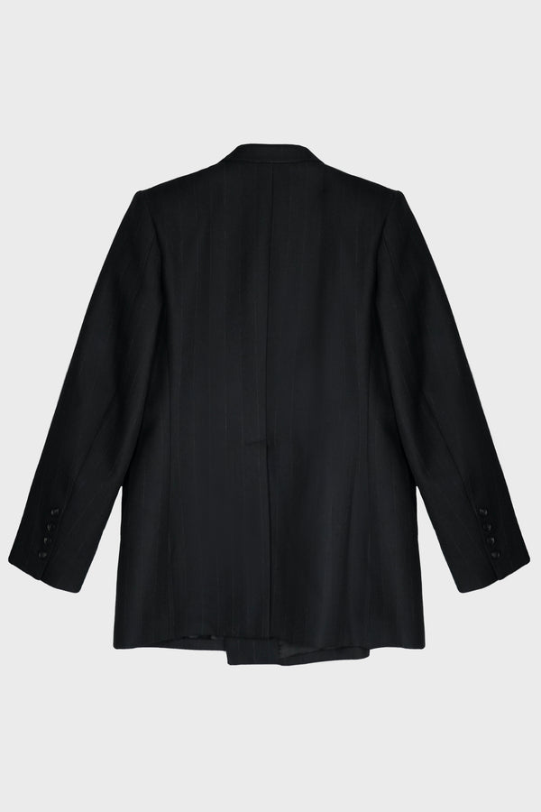 EGONIC DOUBLE BREASTED JACKET BLACK