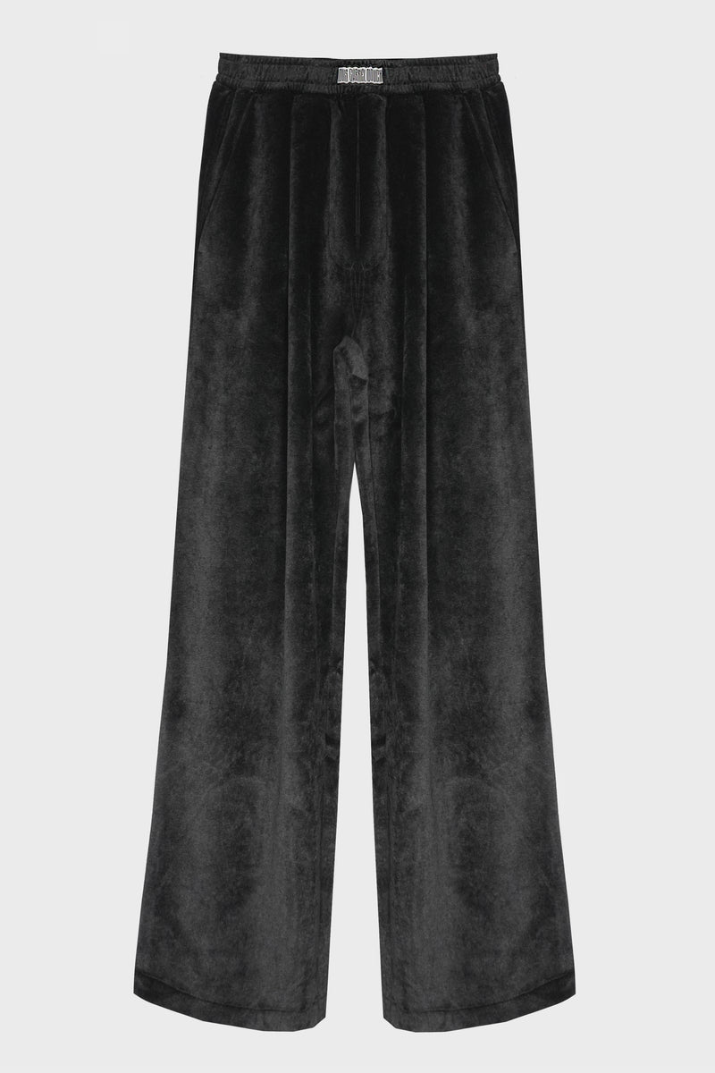 LARGE TROUSERS WITH PLEATS ANTHRACITE
