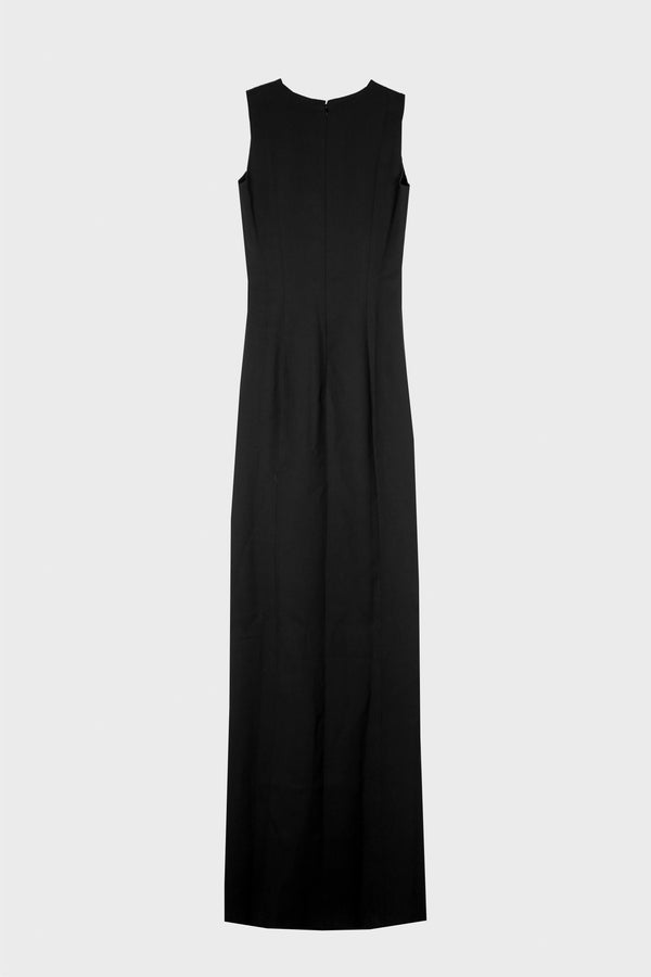 PLUNGE NECK DRESS