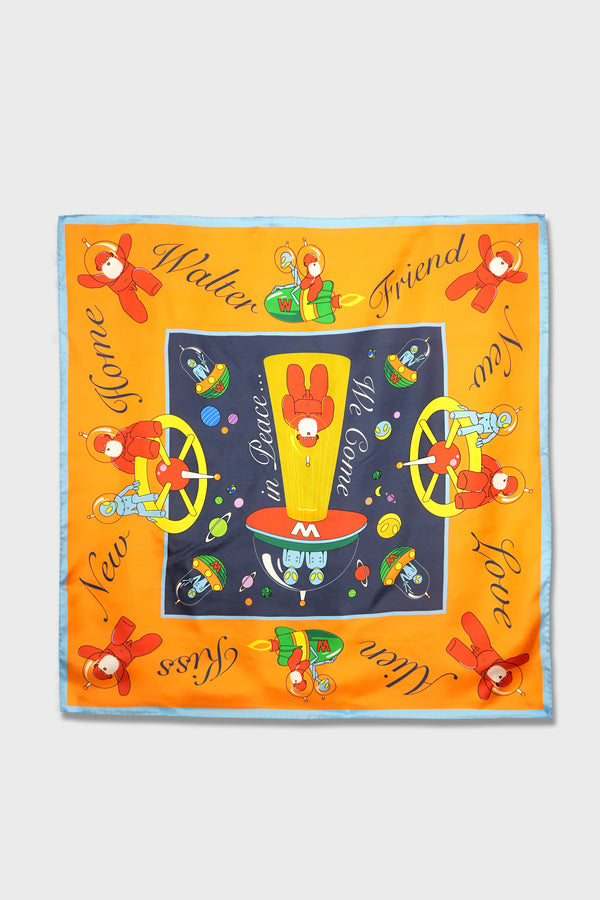 ALIEN SILK SCARF
