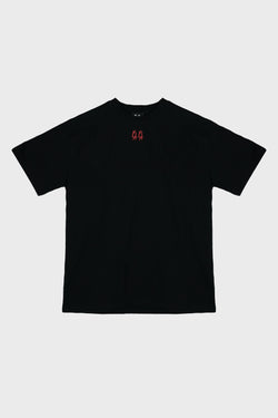 TEE BLACK + DRIP RISK RED