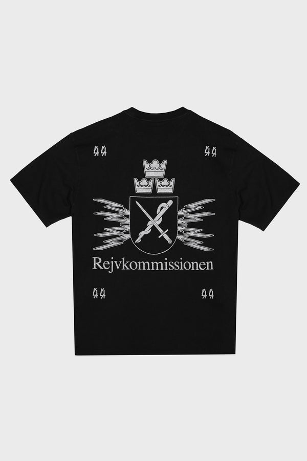 TEE BLACK + COMMISSION DIRTY WHITE