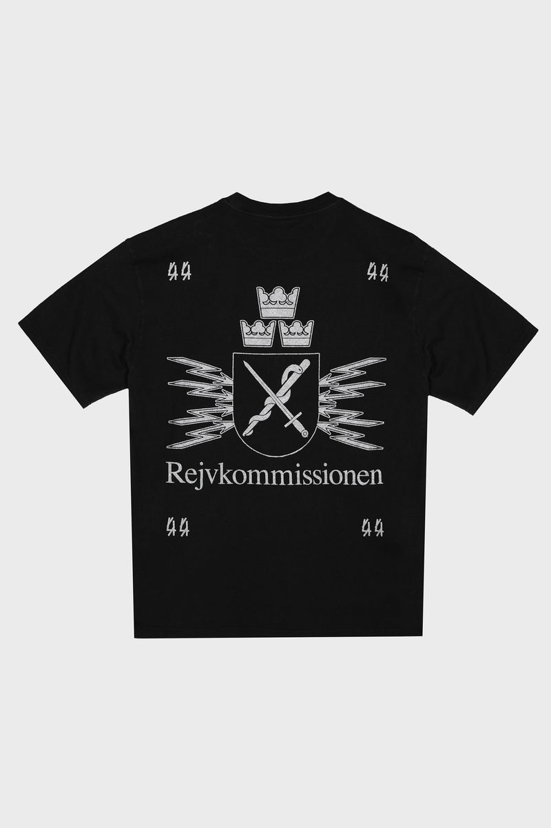 TEE BLACK + COMMISSION DIRTY WHITE
