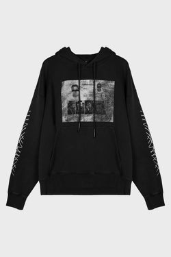 HOODIE FADED BLACK + WANTED DIRTY WHITE